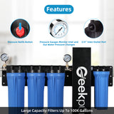 5 Stage Whole House Water Filter System w/UV - 2.5" x 20" 5 Micron