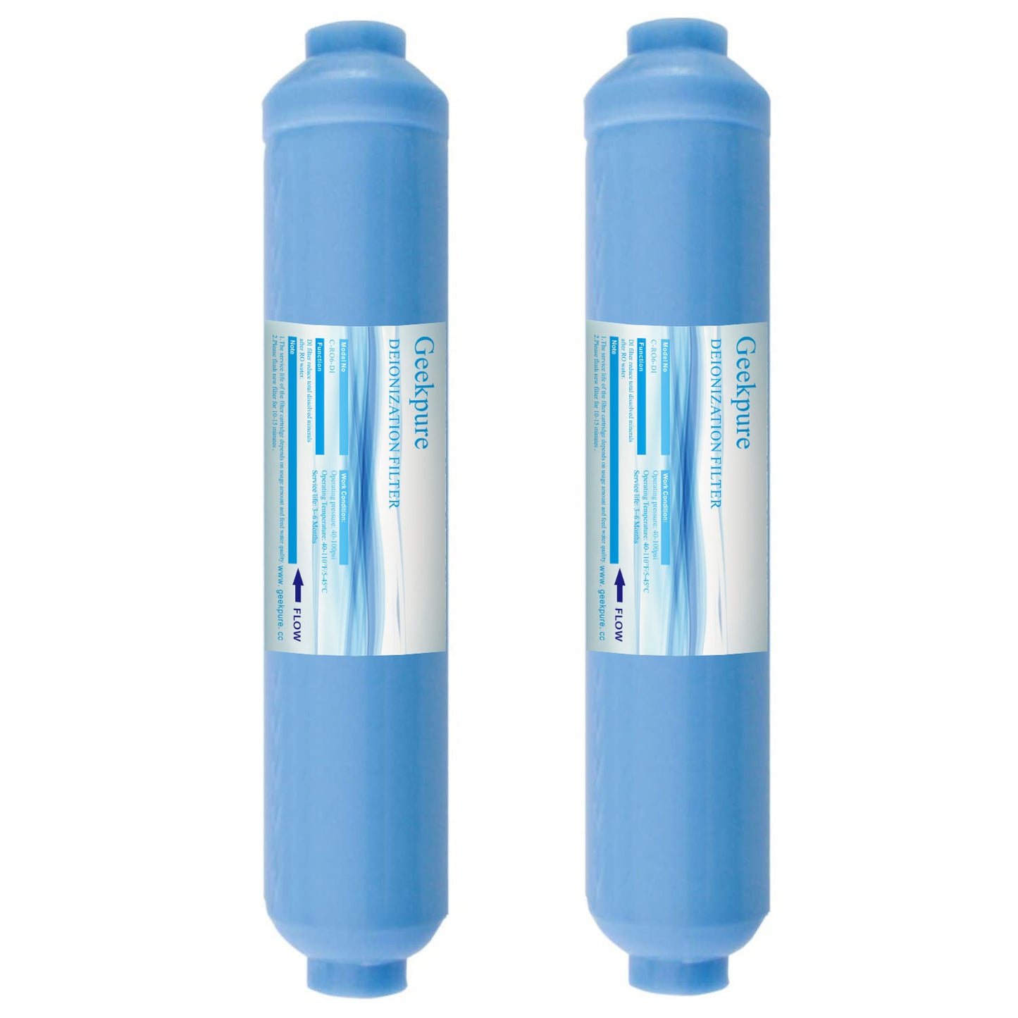 6th Stage Replacement Deionization DI Filter for Ro System TDS Close 0 -2" X 10"