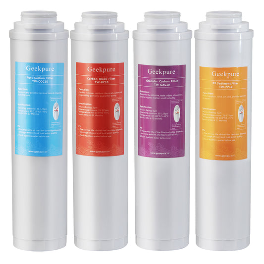 Replacement Pre-Filter Sets for RO-TW (Model Number:TW-PACK 4)