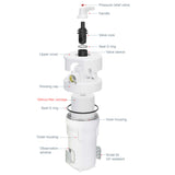10“ Whole House Water Filter Housing,4 Working Modes