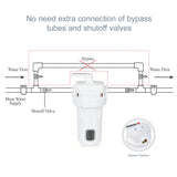10“ Whole House Water Filter Housing,4 Working Modes