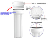 Reverse Osmosis 10"  RO Filter Housing 1/4" Inlet/Outlet