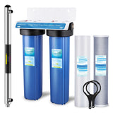 3 Stage Whole House Water Filter System-1 "NPT-Blue