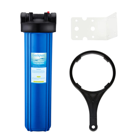 20 Inch Whole House Big Water Filter Housing 3/4"Port-4.5"x 20"- Blue