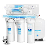 6-Stage Reverse Osmosis Water Filter System with Alkaline pH+Filter