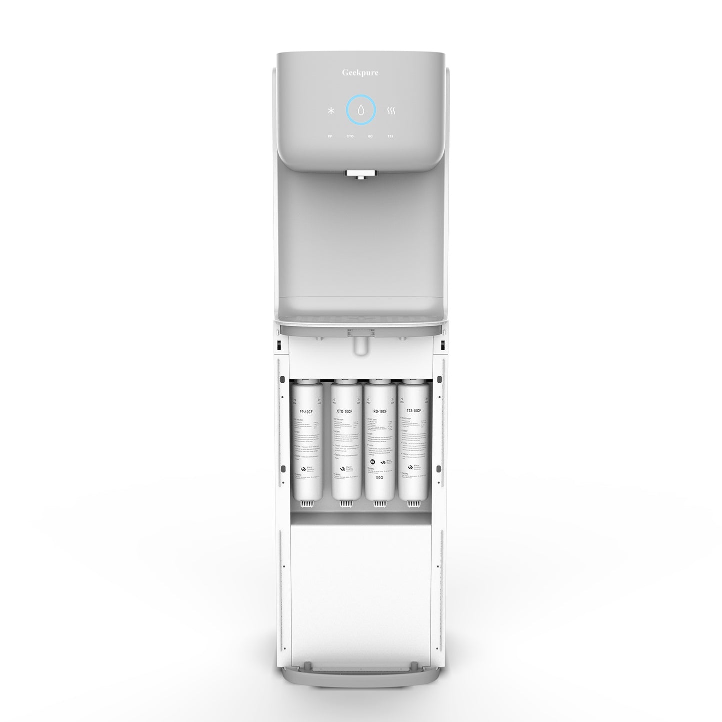 Geekpure Water Cooler with 4 Stage Reverse Osmosis System and 150 GPD Membrane