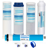 Reverse Osmosis Filter Replacement Set w/ 100 GPD Membrane