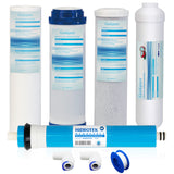 Reverse Osmosis RO Filter Replacement Set with 75GPD Membrane-Pack of 5