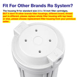 Reverse Osmosis 10"  RO Filter Housing 1/4" Inlet/Outlet