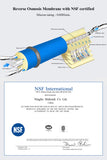 6-Stage Reverse Osmosis Water Filter System w/ UV Filter-75GPD