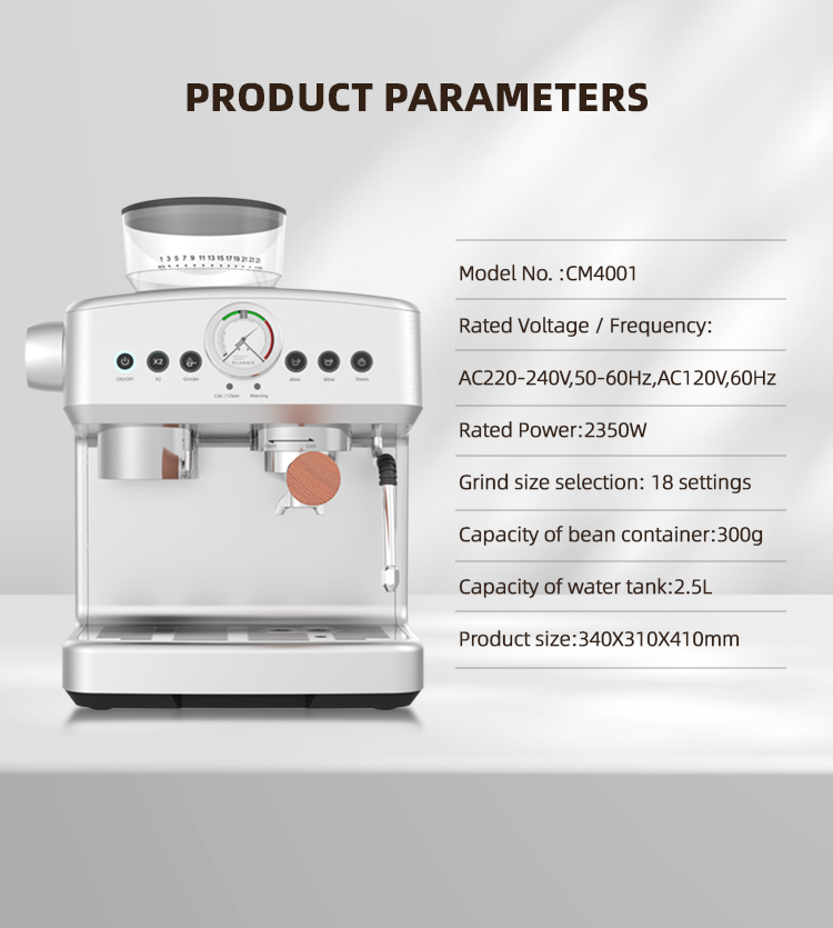 Semi Automatic Coffee Machine CM-4001