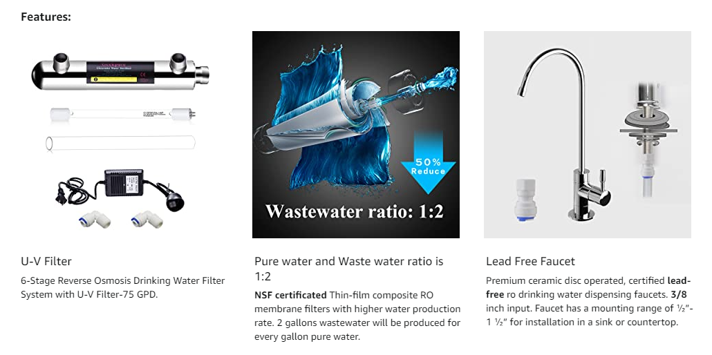 RO filter, Tap Water Filter