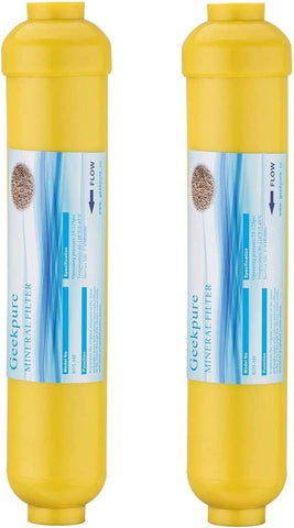 10 Inch Mineral Filter Add Various Mineral in Pure RO Water-2 "X 10" Pack of 2