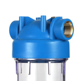 10-Inch Whole House Clear Filter Housing - 3/4"NPT Brass Port-Fit for 2.5" x 10" Filters
