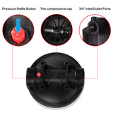 10-Inch Whole House Water Filter System w/ Carbon Filters-3/4"NPT