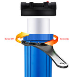 10-Inch Whole House Water Filter System w/ Carbon Filters-3/4"NPT