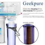 10" Reverse Osmosis Filter Clear Housing for Ro System -1/4" Port