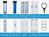 20 Inch Big Clear Water Filter Housing 1" Outlet/Inlet -4.5" x 20"