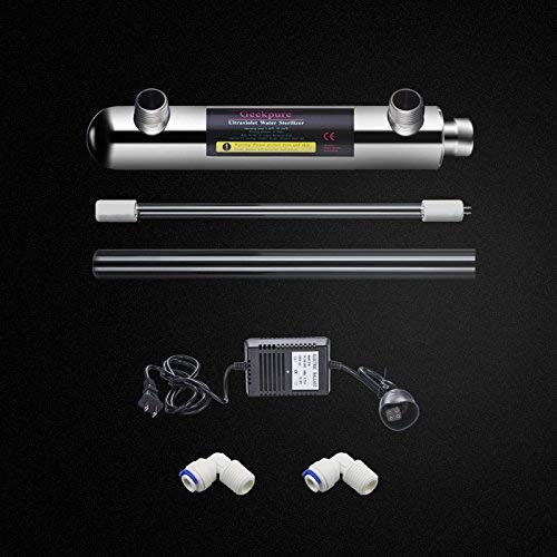 6 Watt UV Water Filter Upgrade for Reverse Osmosis RO Filtration System(0.5-1 GPM)
