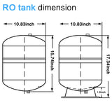 4.0 Gallon RO Water Storage Tank for Reverse Osmosis Systems -NSF Certificated