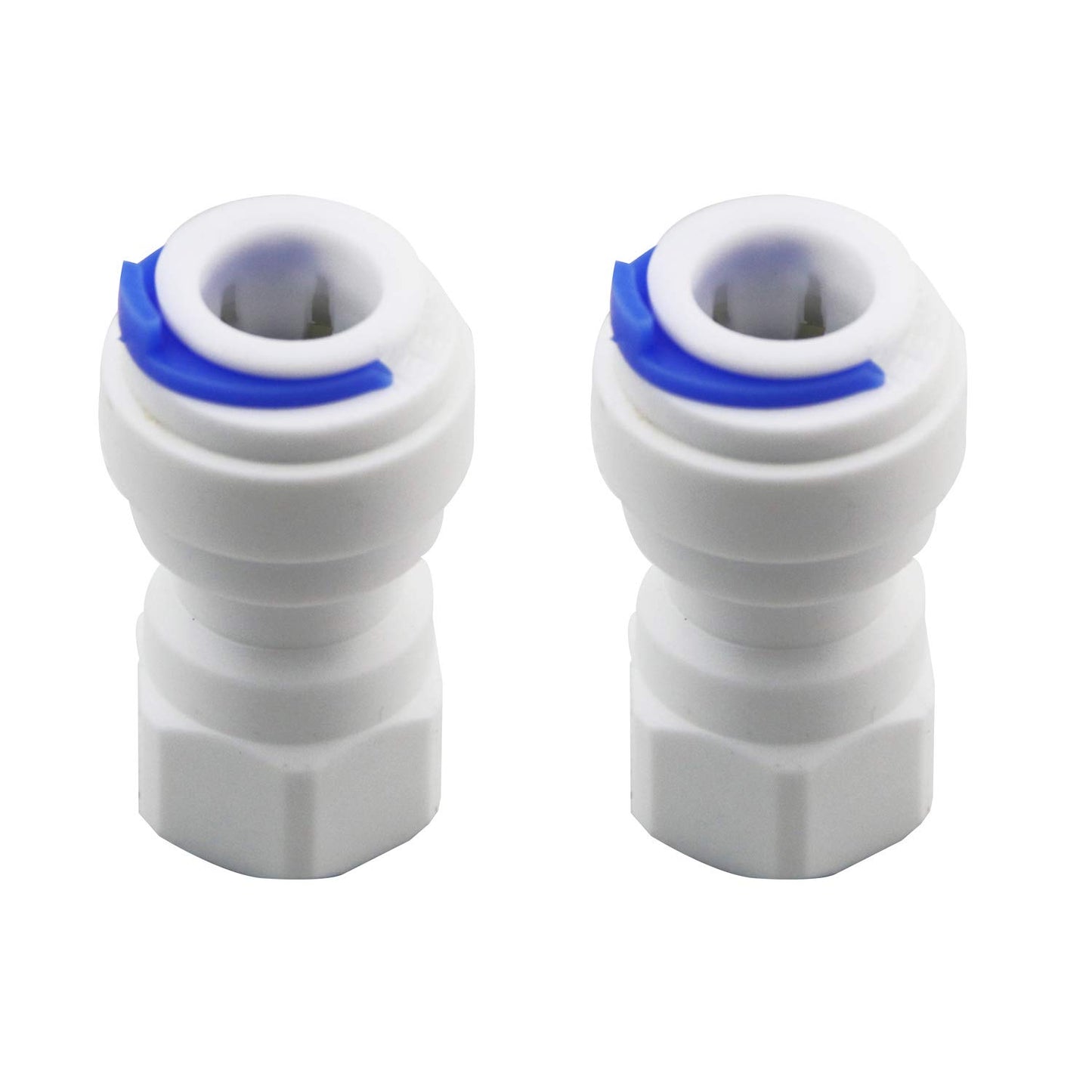 Faucet Quick Connector Fitting Parts for Reverse Osmosis RO System 1/4" Thread x 3/8" Tube (DC-019)