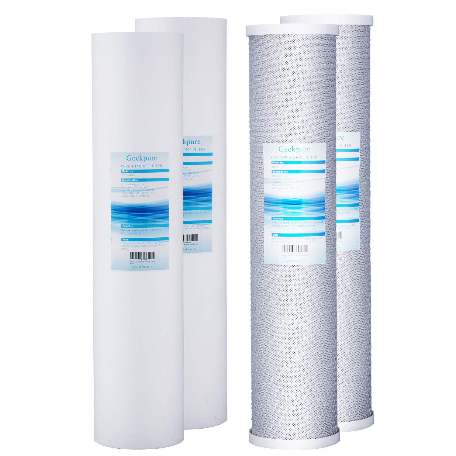 Whole House Water Filter Cartridges Geekpure Water Group   71EKM2 YaXL. SL1500 