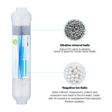 6-Stage Reverse Osmosis Drinking Water Filter System w/ Alkaline pH+ Filter-75 GPD