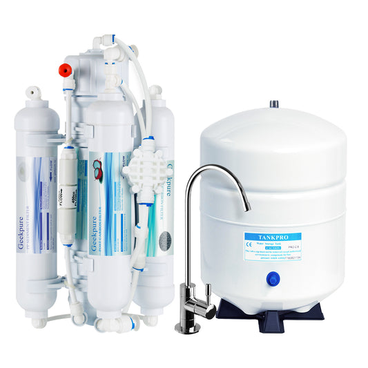 4 Stage Reverse Osmosis RO Drinking Water Filter System -100 GPD